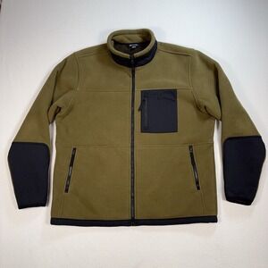 Outdoor Research Juneau Jacket Men's XL Green Full‎ Zip Pocket Fleece
